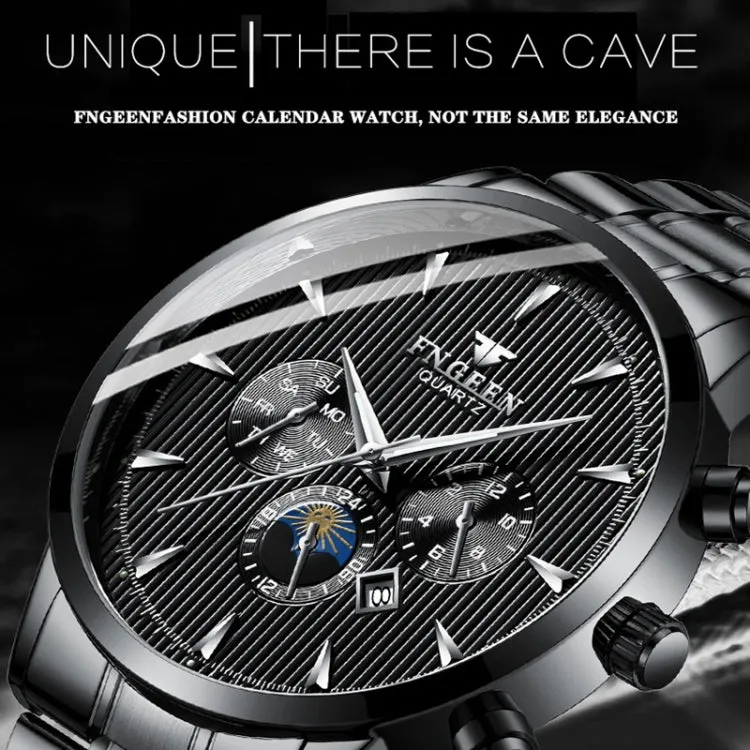 FNGEEN 5781 Waterproof Multifunctional Sports Quartz Watch