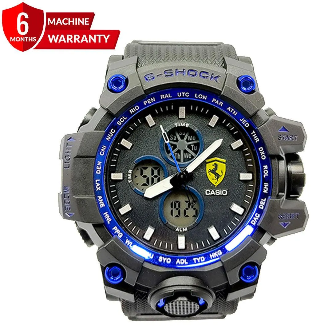 G-Shock Dual Time Sports Watch For Men