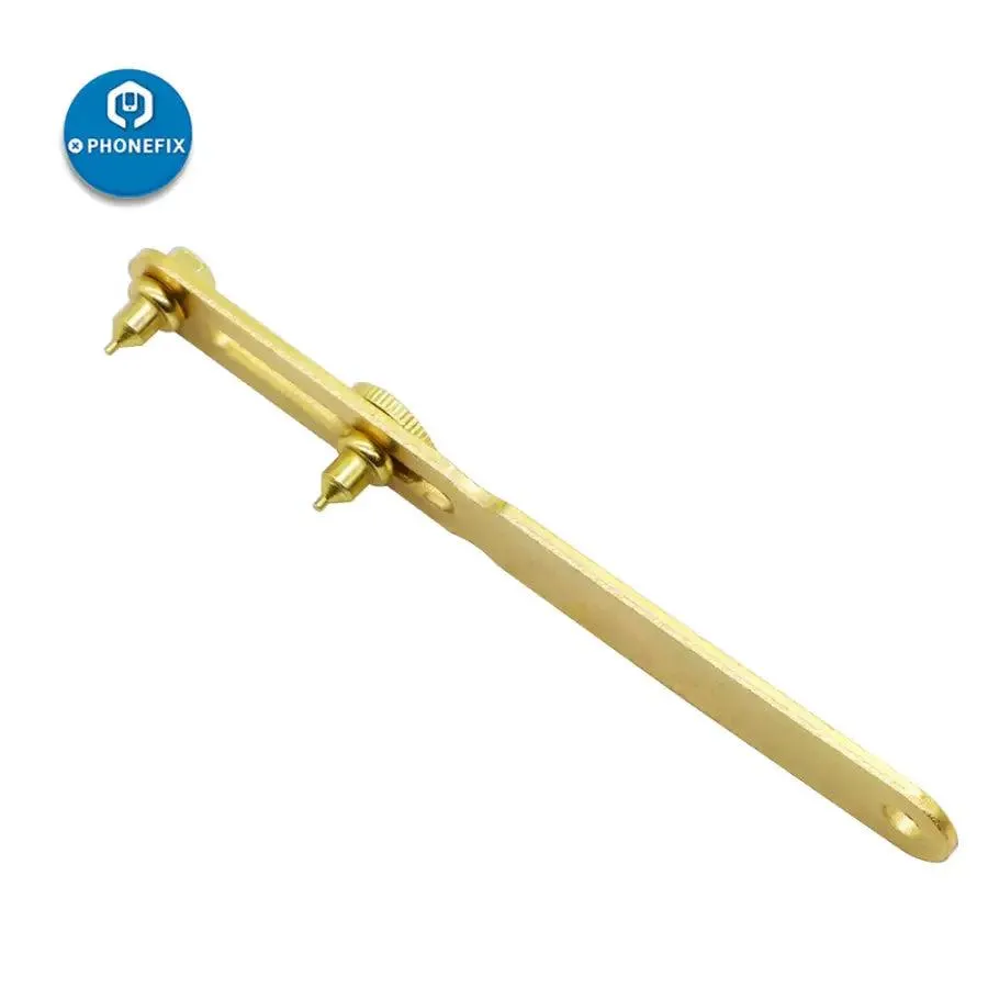 Gold Two Claw Screw Watch Back Case Opener Watchmaker Repair Tool