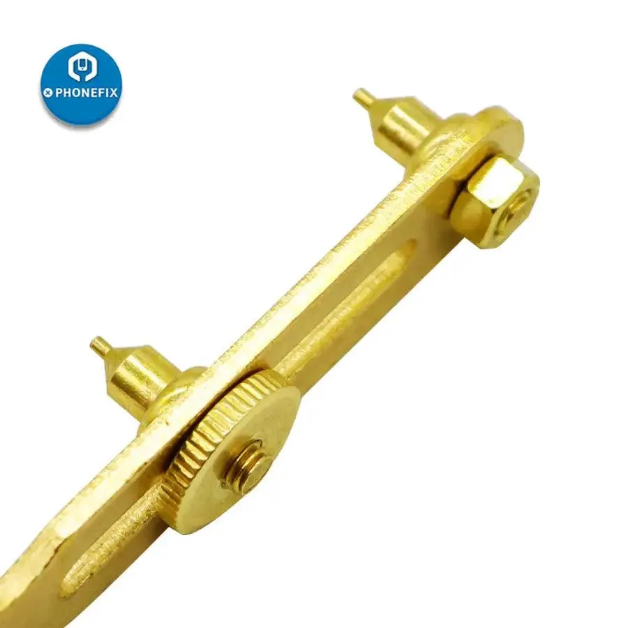 Gold Two Claw Screw Watch Back Case Opener Watchmaker Repair Tool