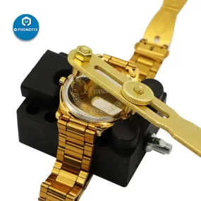 Gold Two Claw Screw Watch Back Case Opener Watchmaker Repair Tool