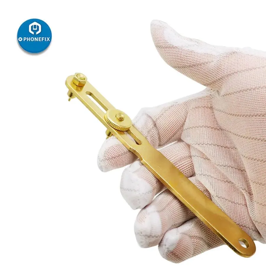 Gold Two Claw Screw Watch Back Case Opener Watchmaker Repair Tool