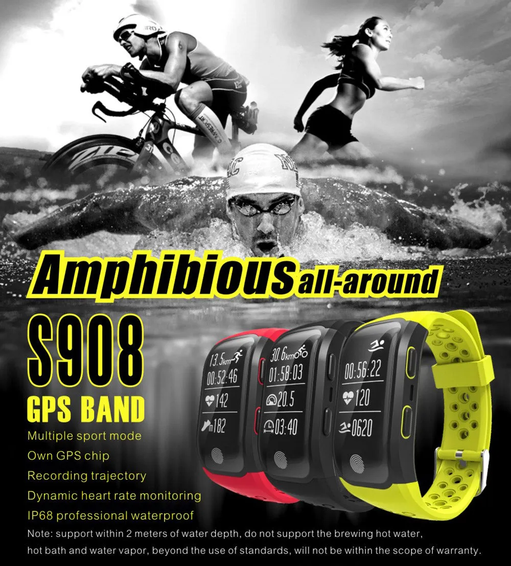 GPS MULTI SPORT FITBAND SMART WATCH