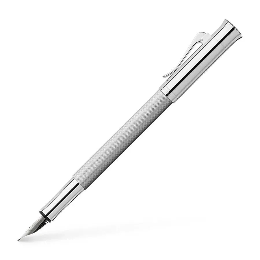 Graf von Faber-Castell Fountain Pen - Guilloche Rhodium