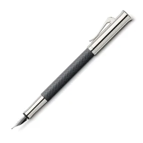 Graf Von Faber-Castell Guilloche Fountain Pen Cisele Anthracite