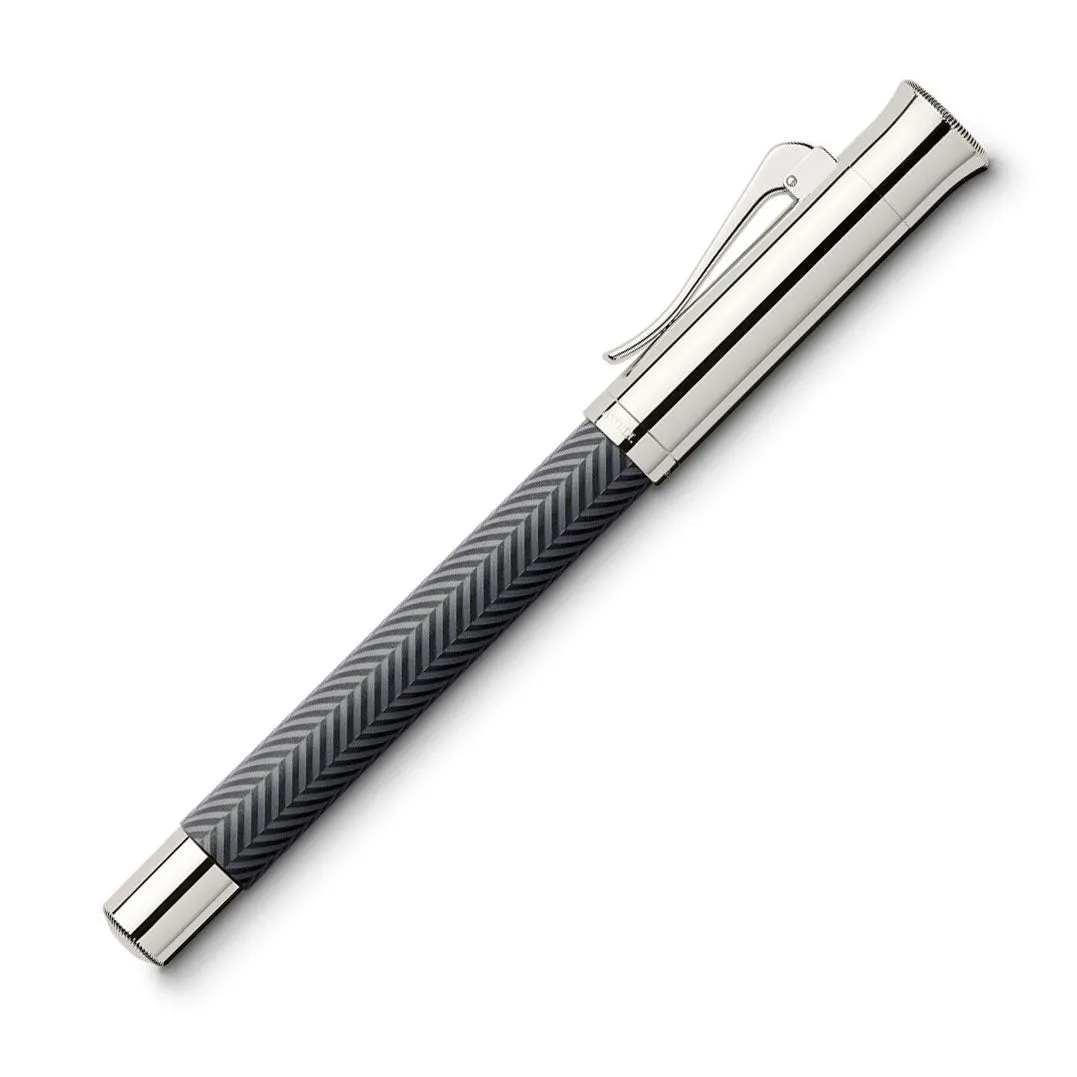 Graf Von Faber-Castell Guilloche Fountain Pen Cisele Anthracite