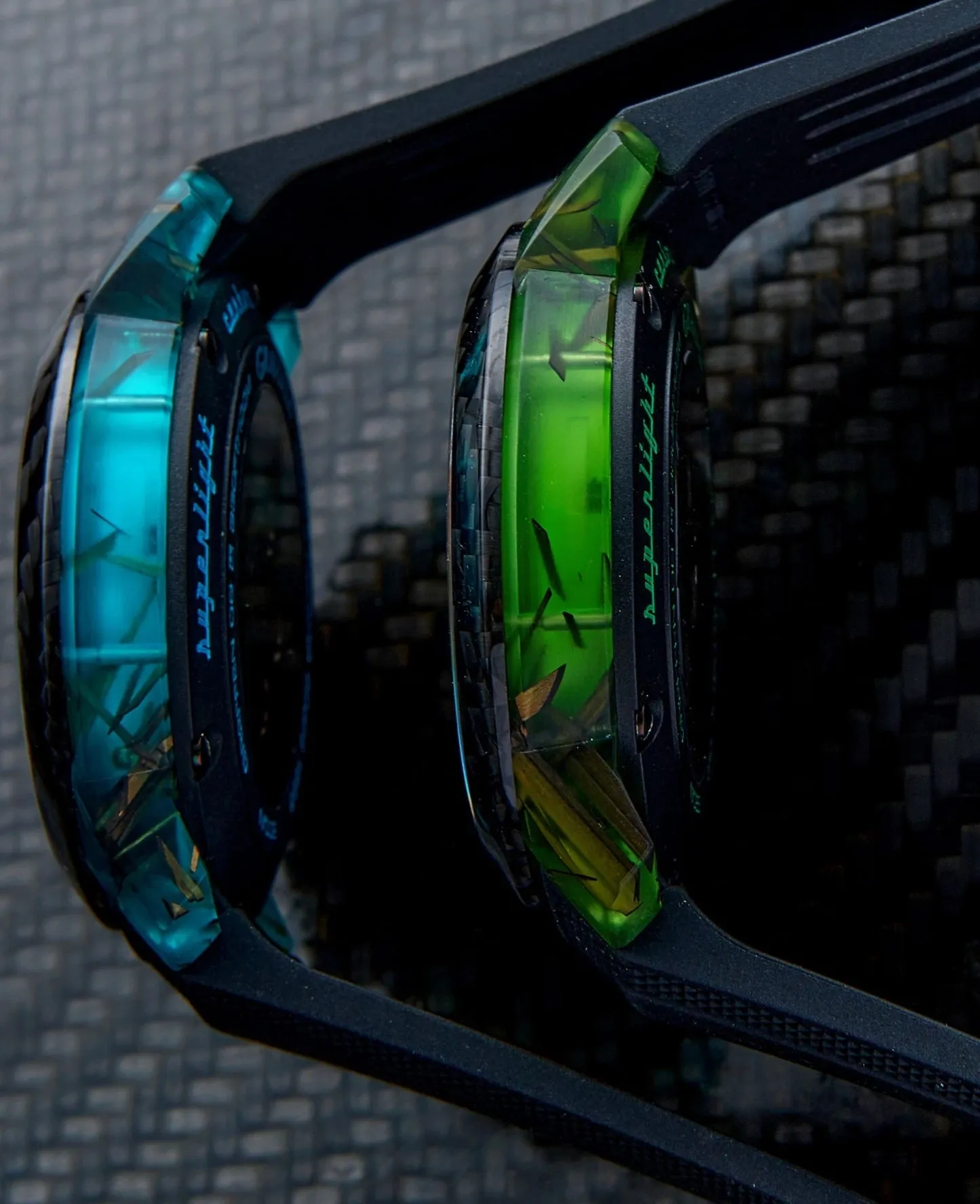 Graham Chronofighter Superlight Carbon Strip Skeleton Green