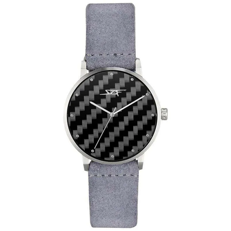●GRIGIO● ALPHA Series Carbon Fiber Watch