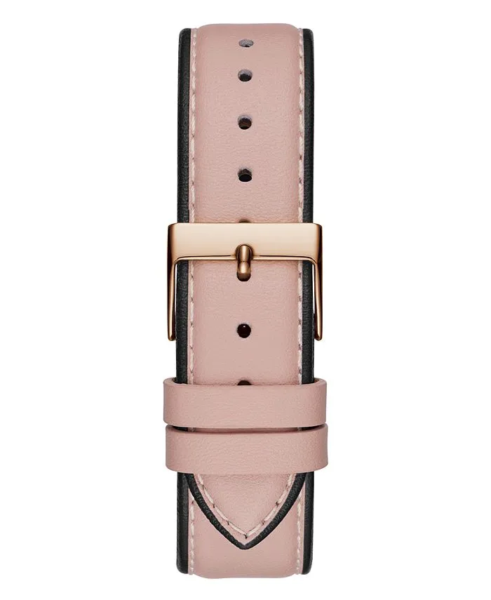 Guess GW0036L3 Pink Leather Strap Multifunctional Women Watches