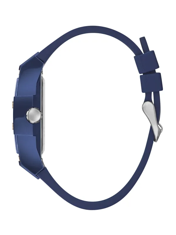 Guess GW0203G7 Phoenix Multifunctional Blue Silicone Strap Unisex Watches