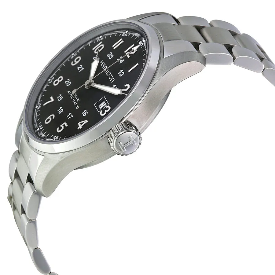 Hamilton Khaki Officer Automatic Black Dial Men's Watch H70625133