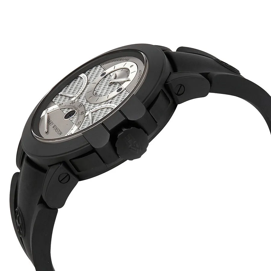 Harry Winston Ocean Triple Retrograde Chronograph Automatic Silver Dial Men's Watch OCEACT44ZZ006