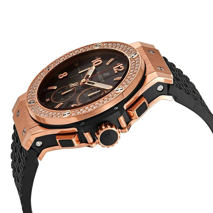 Hublot Big Bang 18kt Rose Gold Automatic Chronograph Diamond Men's Watch 301.PX.130.RX.114 301-PX-130-RX-114