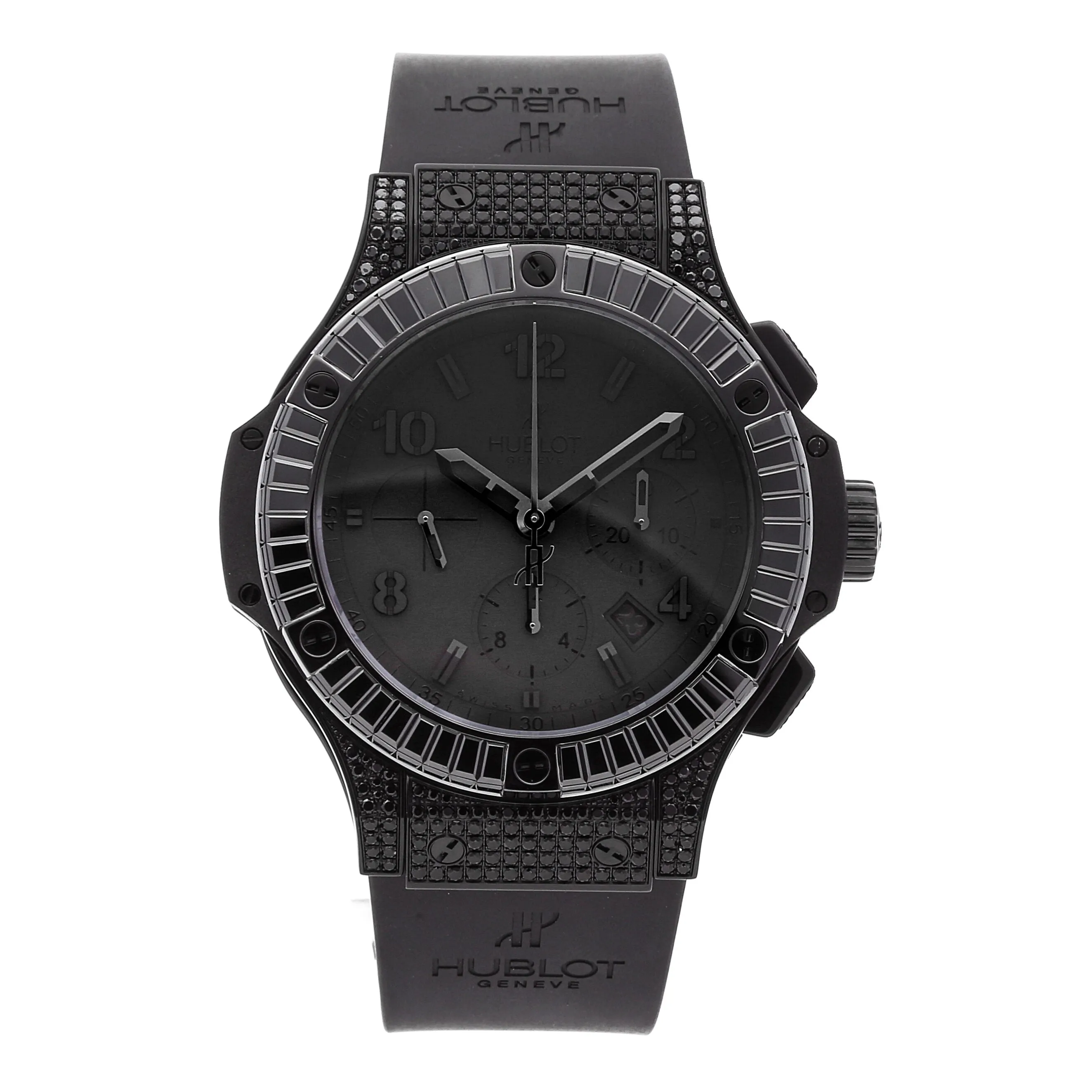 Hublot Big Bang Chronograph Automatic Diamond Black Dial Men's Watch 301.CD.130.RX.8800