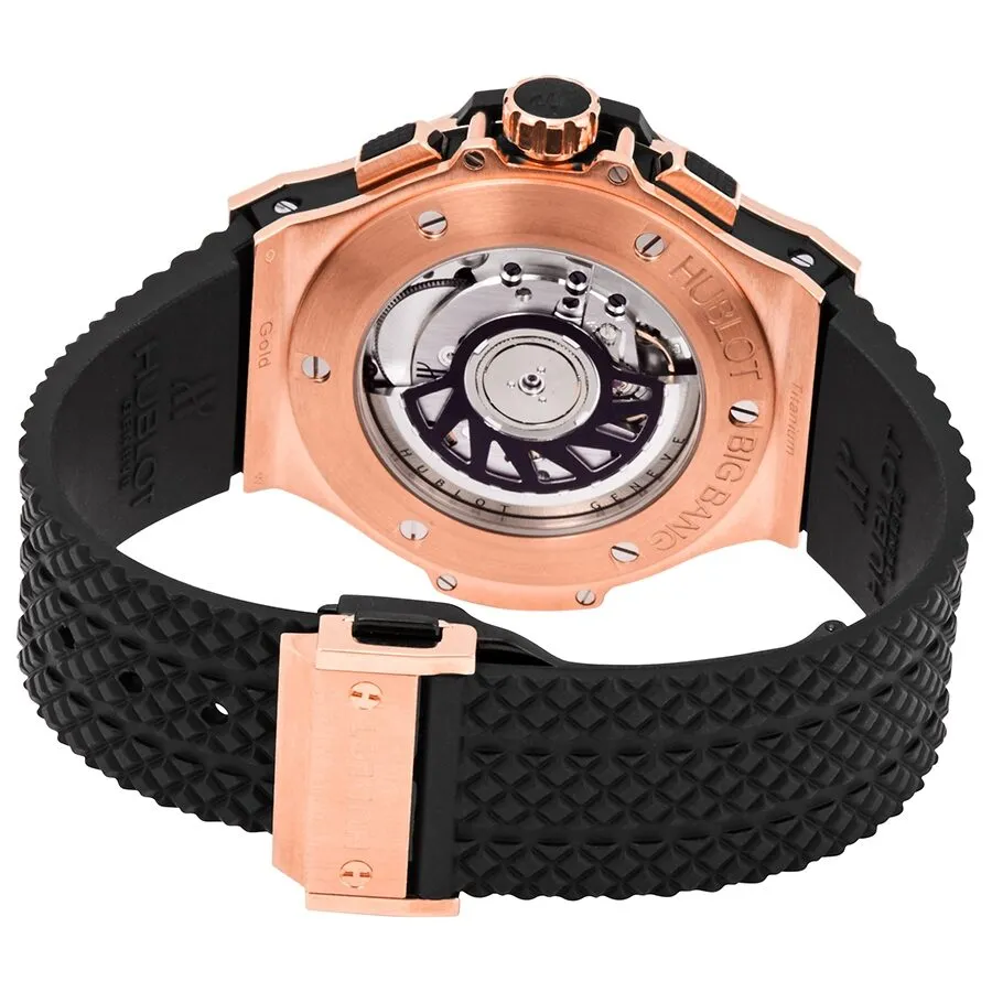 Hublot Big Bang Gold 41mm Chronograph Automatic Diamond Unisex Watch 341.PX.9010.RX.1704