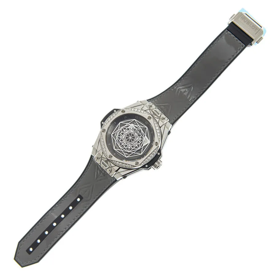 Hublot Big Bang Sang Bleu Automatic Diamond Grey Dial Watch 465.SS.7047.VR.1204.MXM20