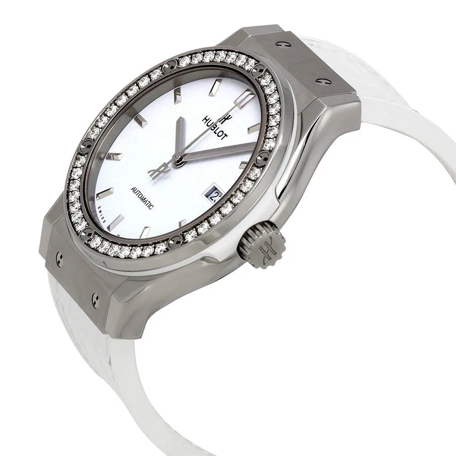 Hublot Classic Fusion Automatic White Dial Ladies Watch 542.NE.2010.LR.1204