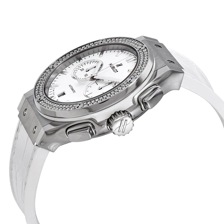 Hublot Classic Fusion Mat White Dial Automatic Ladies Chronograph Watch 541.NE.2010.LR.1104