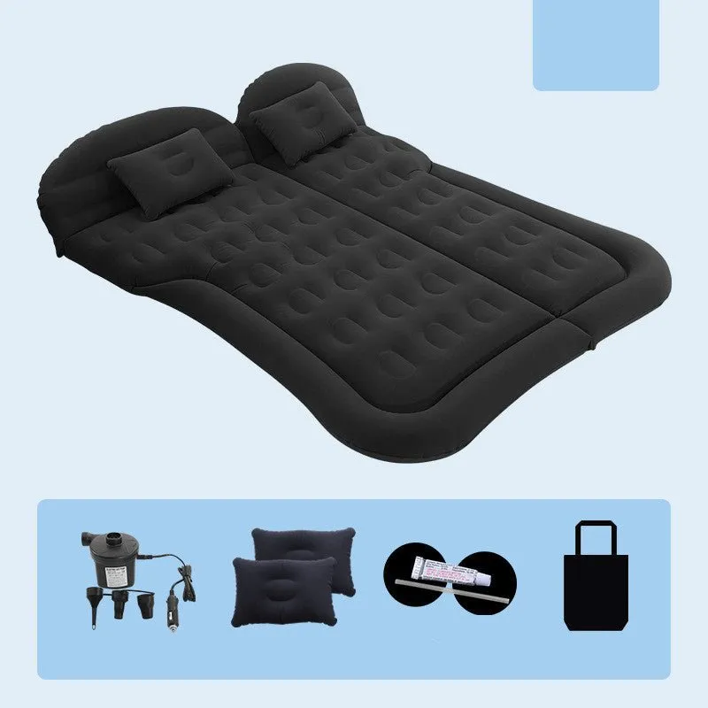 Inflatable Car Mattress - Pillow Air-Pump for Car, SUV, Truck Travel, Hiking, Trip and Other Outdoor Activities
