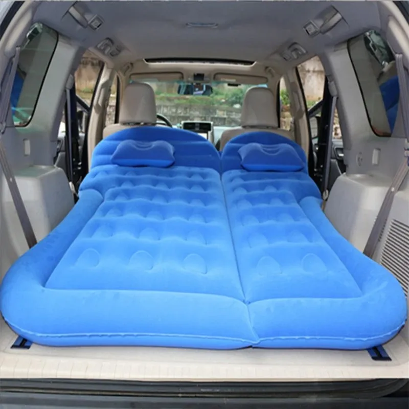 Inflatable Car Mattress - Pillow Air-Pump for Car, SUV, Truck Travel, Hiking, Trip and Other Outdoor Activities