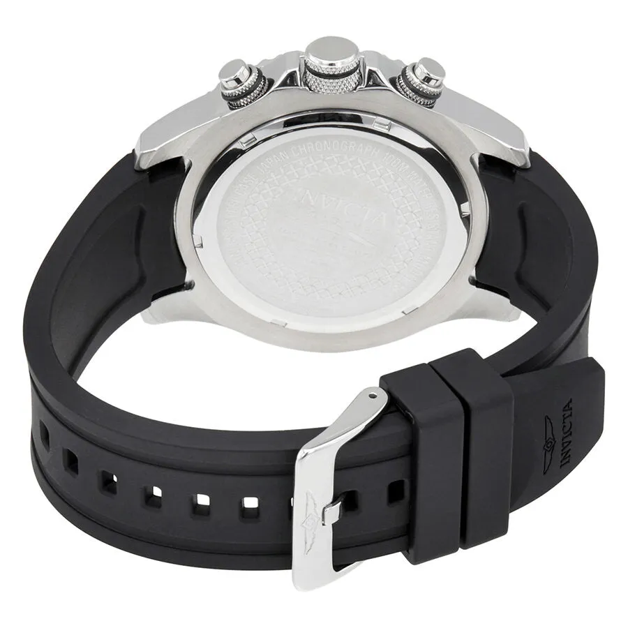 Invicta Pro Diver Chronograph Black Carbon Fiber Dial  Coke Bezel Men's Watch 13727