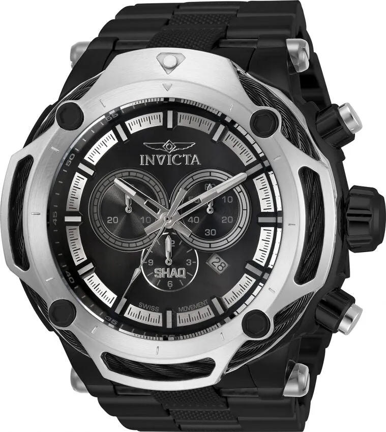 Invicta SHAQ Chronograph Quartz Black Dial Men's Watch 33663