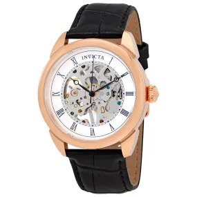 Invicta Specialty Mechanical Silver Skeleton Dial Men's Watch 23537
