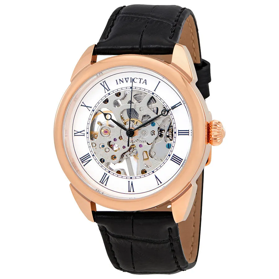 Invicta Specialty Mechanical Silver Skeleton Dial Men's Watch 23537