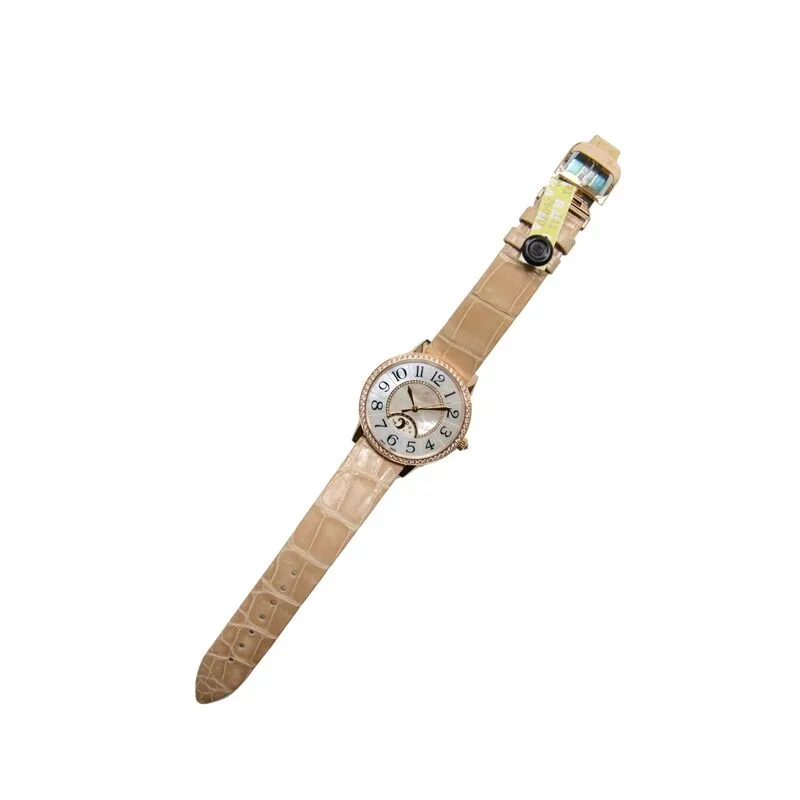 Jaeger LeCoultre Rendez-vous Joaillerie Mother of Pearl Dial 18K Pink Gold Diamond Ladies Watch Q3432490