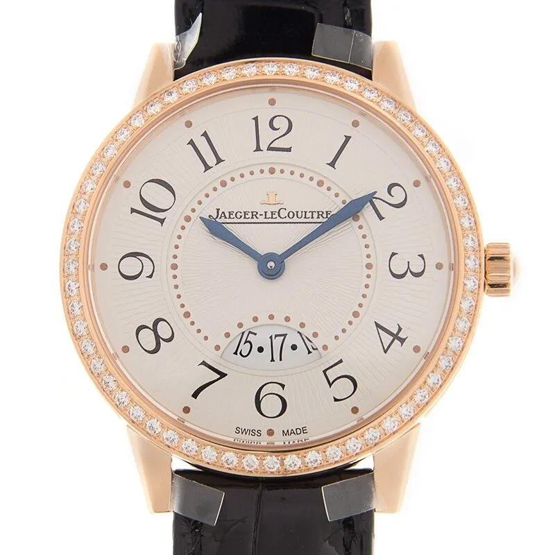 Jaeger LeCoultre Rendez-Vous Silver Guilloche Dial Ladies 34mm Watch Q3472530