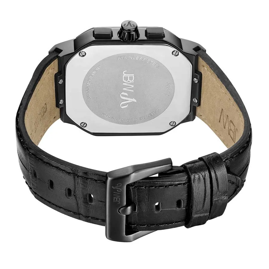 JBW Men's Orion 0.12 ctw Diamond Black Ion-Plated Watch J6342D