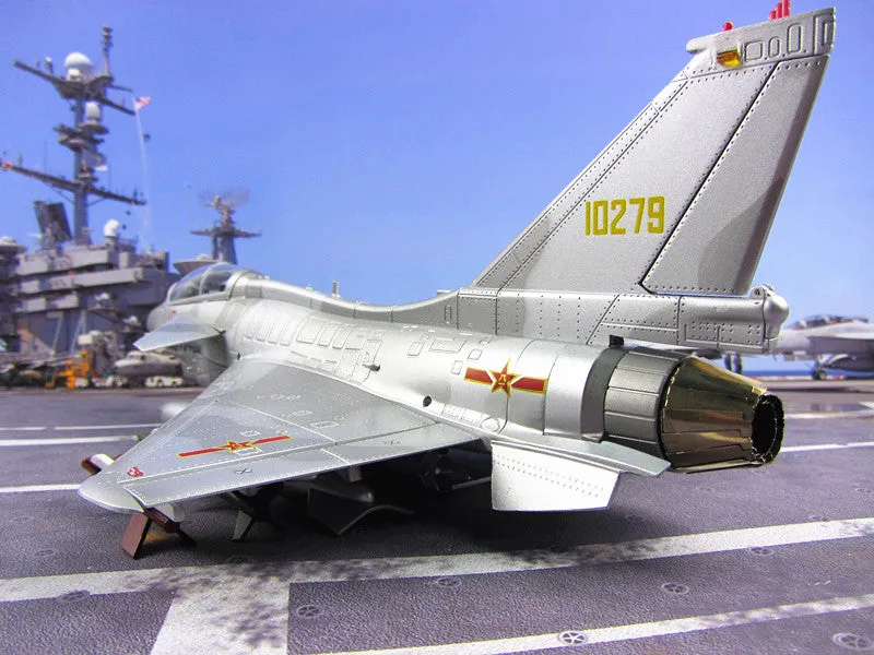KNL Hobby diecast model China Airforce CPLA 49 cm J-10 fighter aircraft simulation model 1:30 model alloy