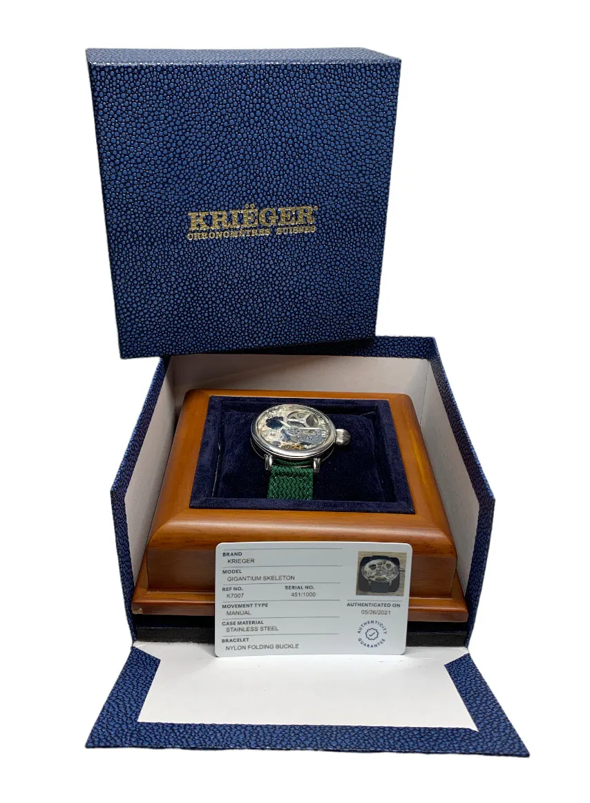 Krieger Gigantium Skeleton K7007 Limited Edition Men's Watch