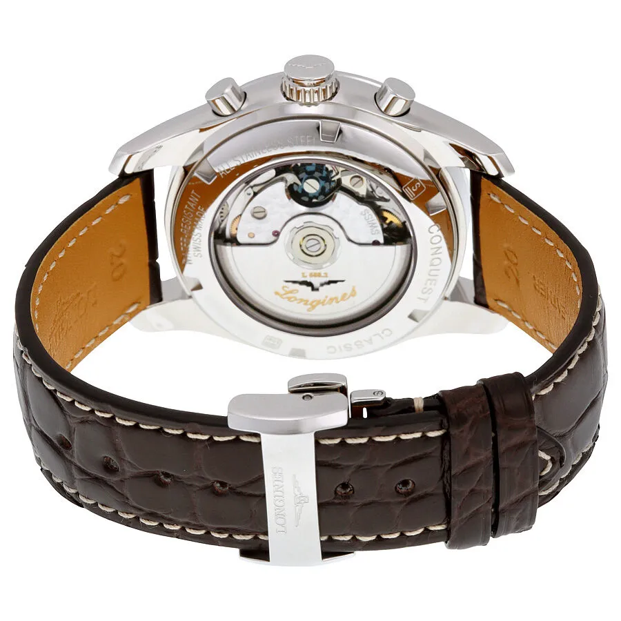 Longines Conquest Classic Chrono Automatic White Dial Men's Watch L2.786.4.76.3