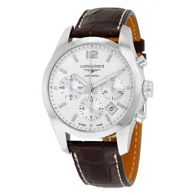 Longines Conquest Classic Chrono Automatic White Dial Men's Watch L2.786.4.76.3