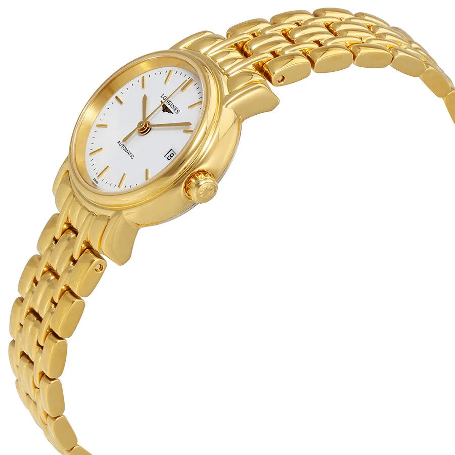 Longines Presence Automatic White Dial Ladies Watch L43212128 L4.321.2.12.8