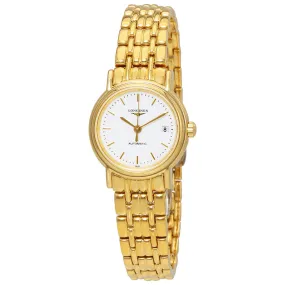 Longines Presence Automatic White Dial Ladies Watch L43212128 L4.321.2.12.8