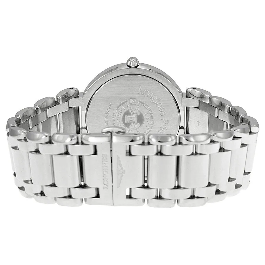 Longines Primaluna White Dial Diamond Stainless Steel Ladies Watch L81144876 L8.114.4.87.6