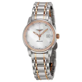 Longines Saint Imier Automatic Diamond Rose Gold and Steel Ladies Watch L25635877 L2.563.5.87.7