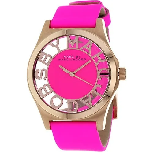 Marc By Marc Jacobs Henry Skeleton women's leather watch MBM1243