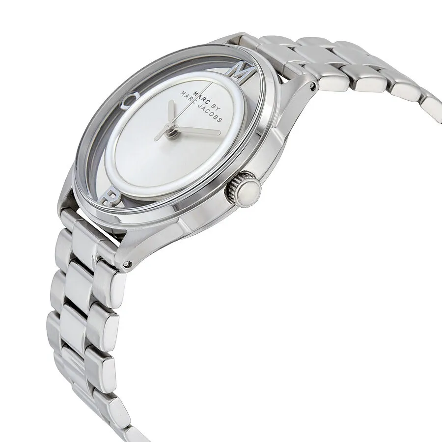 Marc by Marc Jacobs Tether Silver Dial Ladies Watch MBM3412