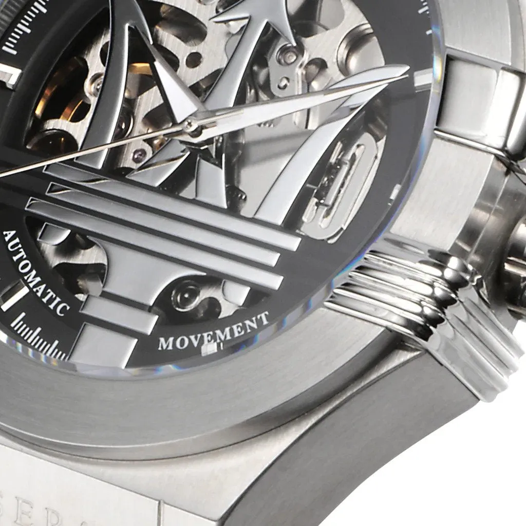 Maserati Potenza Automatic Black Skeleton Dial Men's Watch R8821108038