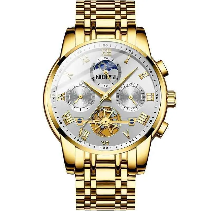 Men's Simple Watches MSCWN57 Luxury Tourbillon Quartz Wristwatch