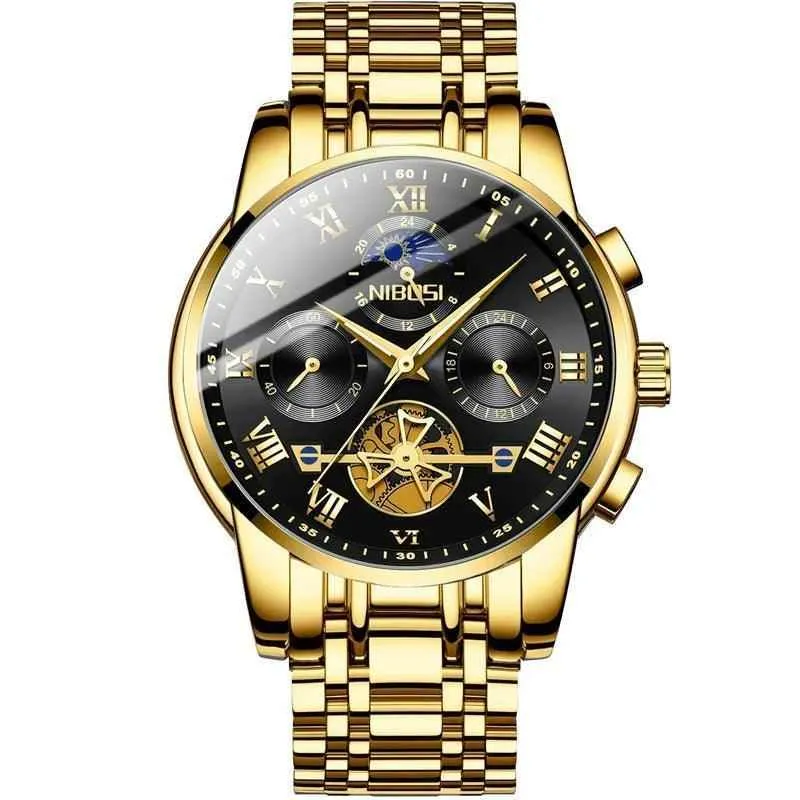 Men's Simple Watches MSCWN57 Luxury Tourbillon Quartz Wristwatch