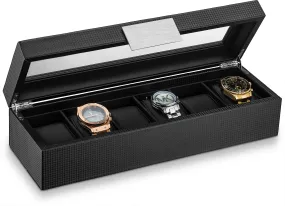Men's Watch Organizer Box - 6 Slots