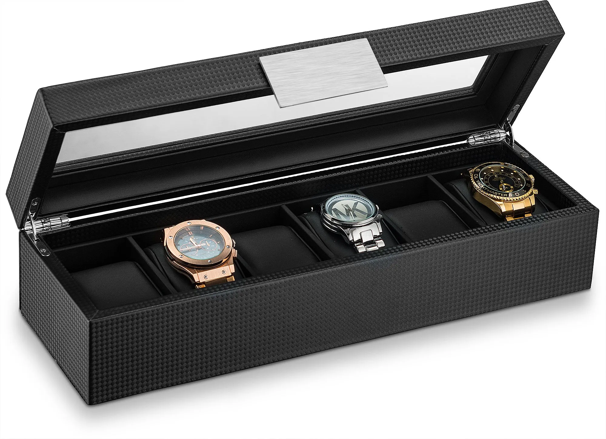 Men's Watch Organizer Box - 6 Slots