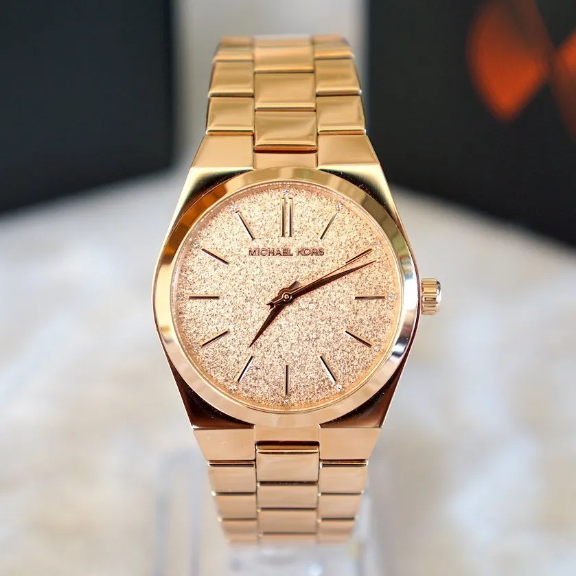 Michael Kors Channing Rose Gold Tone Women's Watch MK6624