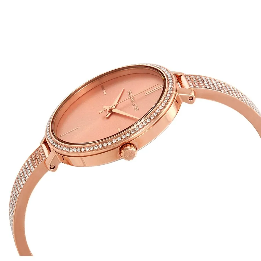 Michael Kors Jaryn Crystal Rose Gold Dial Ladies Watch MK3785