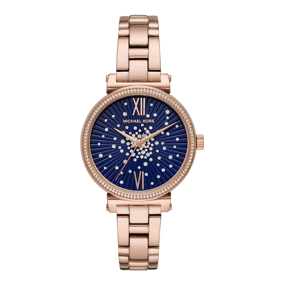 Michael Kors Sofie Quartz Crystal Ladies Watch MK3971
