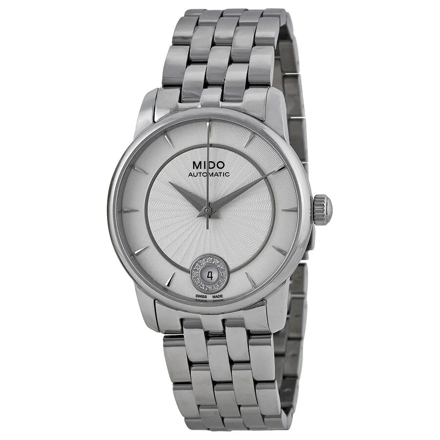 Mido Baroncelli Silver Dial Ladies Watch M0072071103600 M007.207.11.036.00